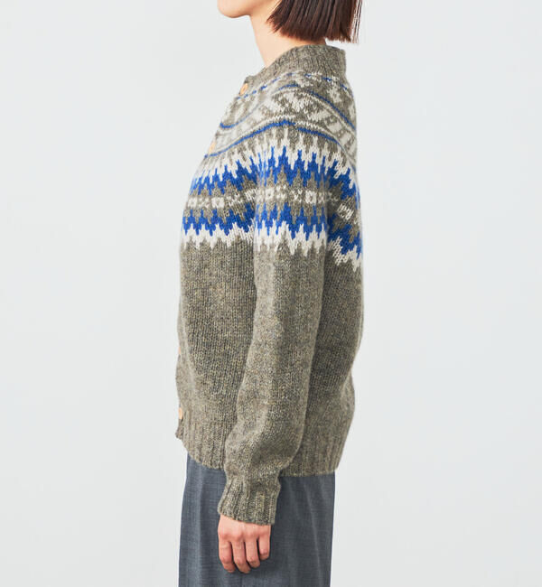 Morris & Sons「MORRIS & SONS | チャンキーノルディックカーディガン WOMEN」|ニット・セーター|