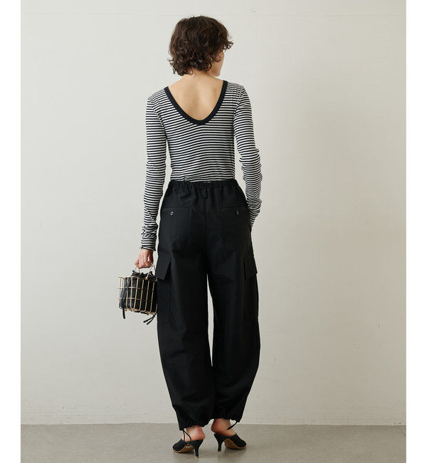  「Vバックシャンテレコカットソー」|Tシャツ・カットソー|