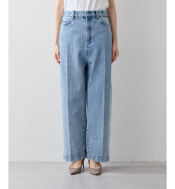  「センタープレスデニムパンツ」|デニム|