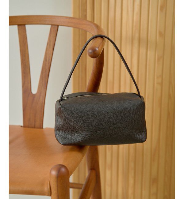 Hoaw.「【Hoaw.&times;Sampoコラボアイテム】 ワンハンドルスクエアBAG」|トートバッグ|ダークブラウン