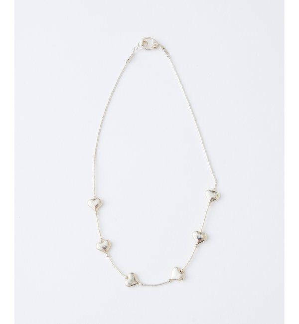 Hoaw.「【Hoaw.】Heartビース ショートネックレス」|リング|