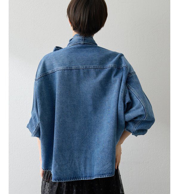  「デニムボウタイシャツ」|シャツ・ブラウス|