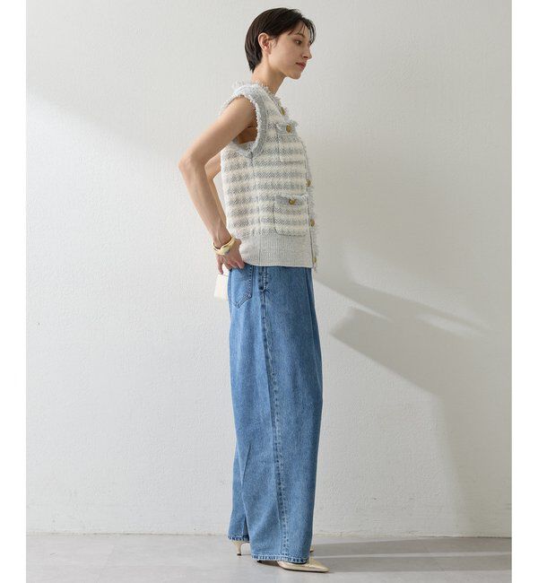  「ラップデニムパンツ」|デニム|