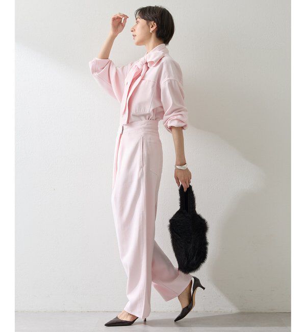  「ラップデニムパンツ」|デニム|