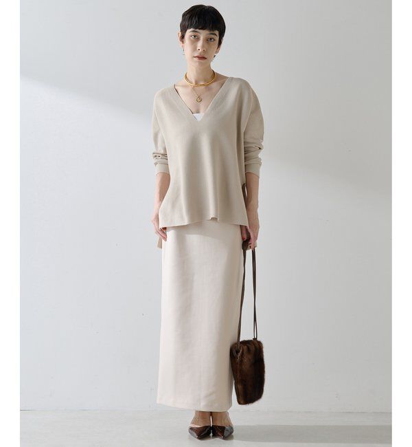  「ハイウエストジャージースカート」|スカート|