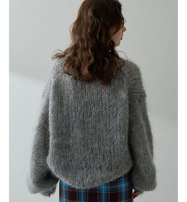  「ハンドクルーニットプルオーバー」|ニット・セーター|