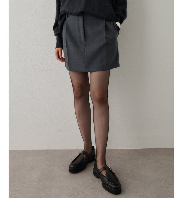  「タックミニスカート」|スカート|