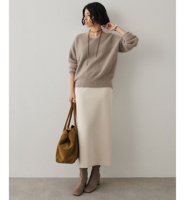  「フォックスウール Vネックプルオーバー」|ニット・セーター|