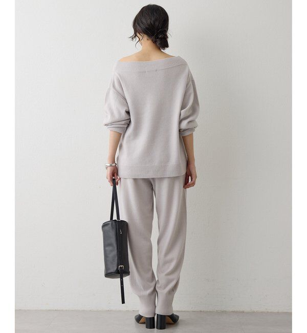  「ウールカシミヤオフショルプルオーバー」|ニット・セーター|