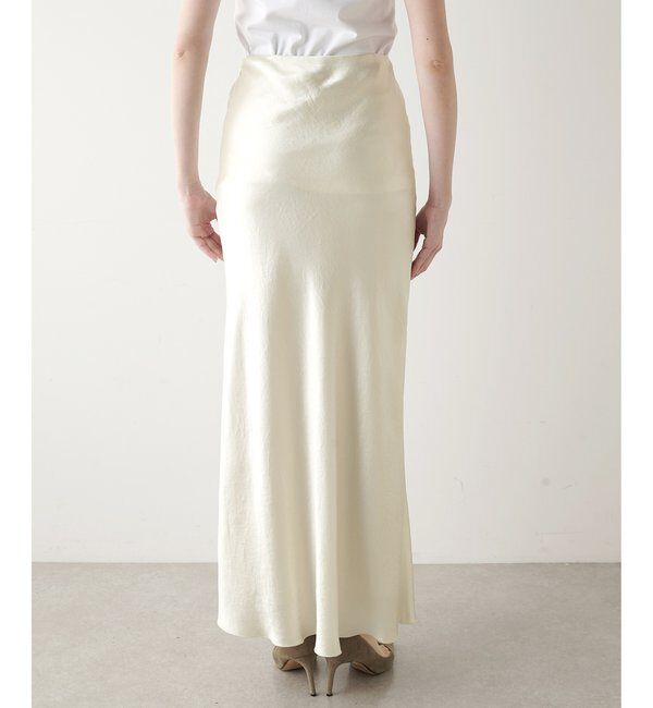 「サテンフレアスカート」|スカート|
