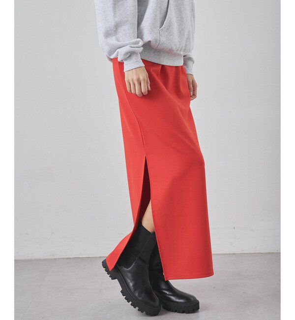  「ストレッチジャージスカート」|スカート|