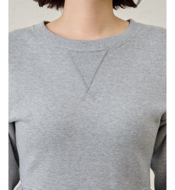 「裏毛フリルプルオーバー」|Tシャツ・カットソー|
