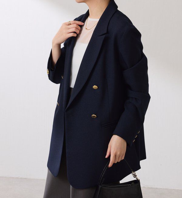  「ウールライクダブルジャケット」|デニムジャケット|