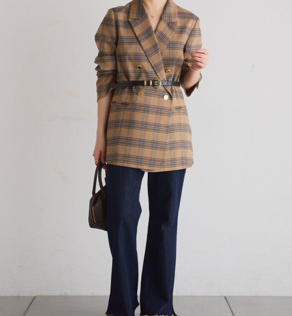  「ウールライクダブルジャケット」|デニムジャケット|