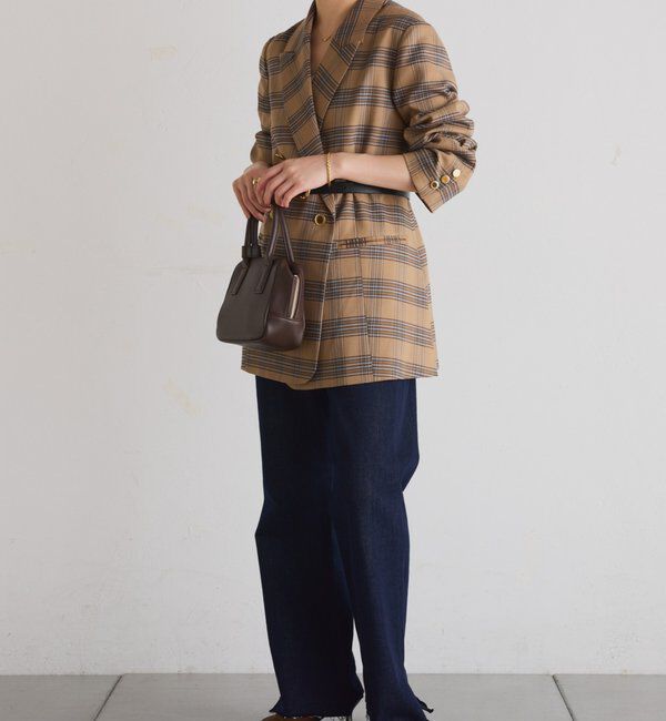  「ウールライクダブルジャケット」|デニムジャケット|