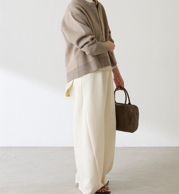  「スウェットライクラウンドヘムニット」|ニット・セーター|