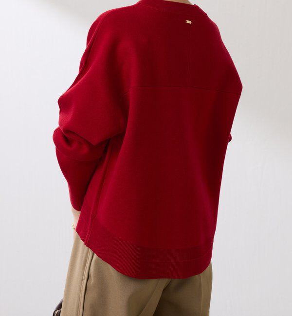  「スウェットライクラウンドヘムニット」|ニット・セーター|