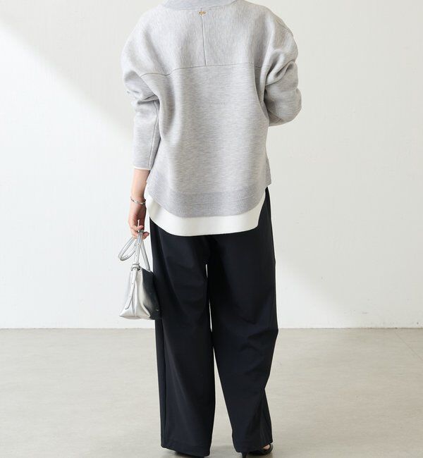  「スウェットライクラウンドヘムニット」|ニット・セーター|