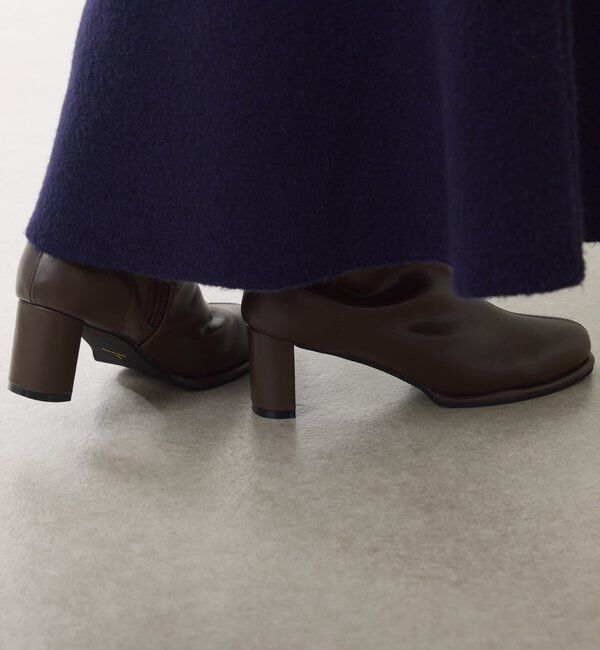  「【PAPILLONNER/パピヨネ】ラウンドトゥショートブーツ」|ショートブーツ|