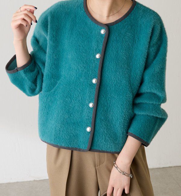  「ミニシャギーカーディガン」|ニット・セーター|