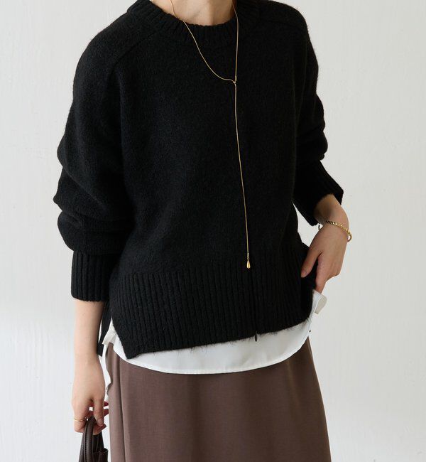  「ヤクライクショートニット」|ニット・セーター|