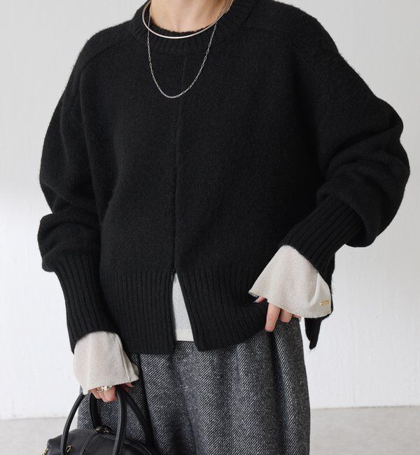  「ヤクライクショートニット」|ニット・セーター|