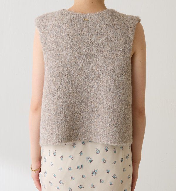  「ブークレーメタルトグルベスト」|ニット・セーター|