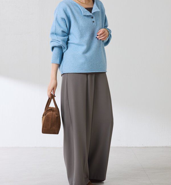  「2WAYヘンリーネックニット」|ニット・セーター|