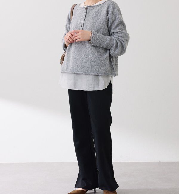  「2WAYヘンリーネックニット」|ニット・セーター|