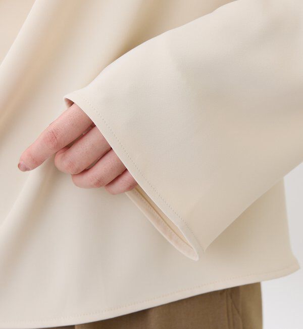  「フロントドレープブラウス」|シャツ・ブラウス|