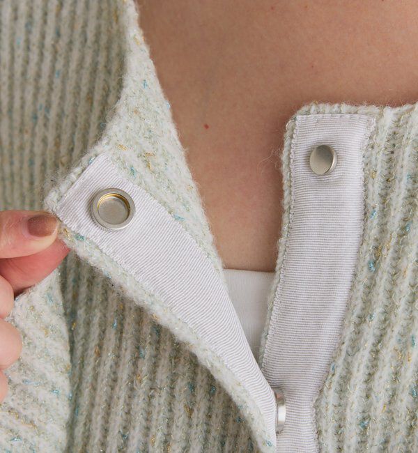  「ラメノット2WAYニット」|ニット・セーター|