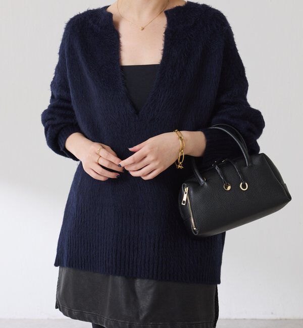  「エアリー深Vニット」|ニット・セーター|