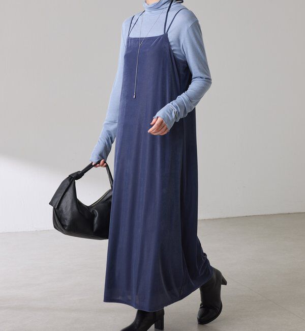  「ベロアキャミワンピース」|ワンピース|