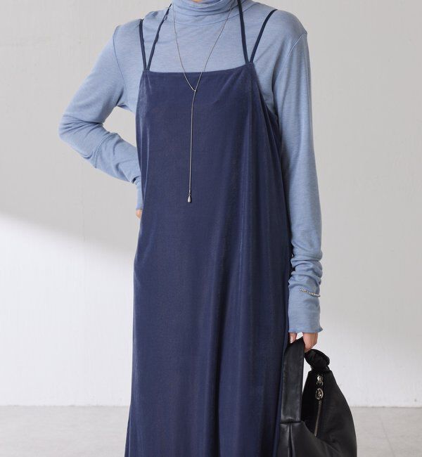  「ベロアキャミワンピース」|ワンピース|