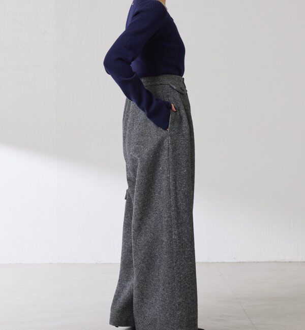  「深スクエアリブニット」|ニット・セーター|