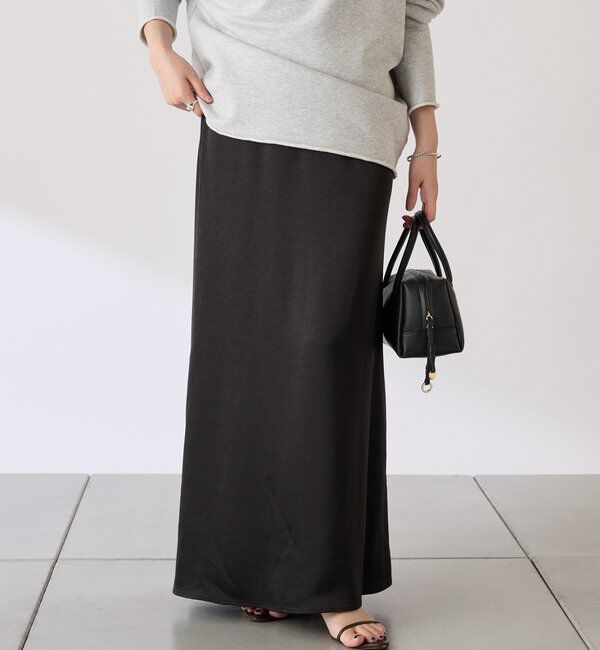  「【COLLAGE&times;gemeil　コラボアイテム】レイヤードサテンスカート」|スカート|