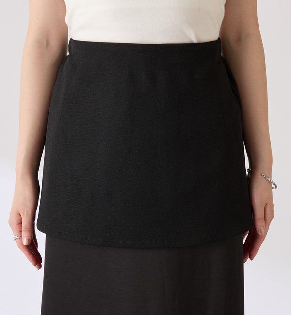  「【COLLAGE&times;gemeil　コラボアイテム】レイヤードサテンスカート」|スカート|