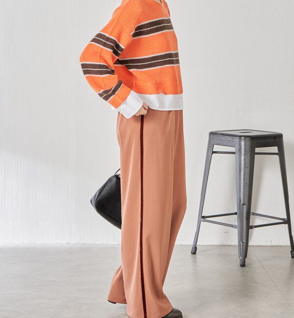  「エアリードッキングボーダーニット」|ニット・セーター|