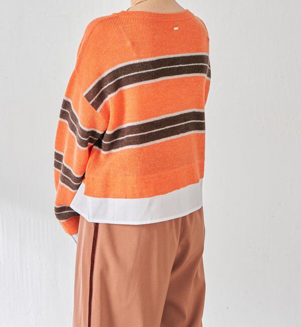  「エアリードッキングボーダーニット」|ニット・セーター|