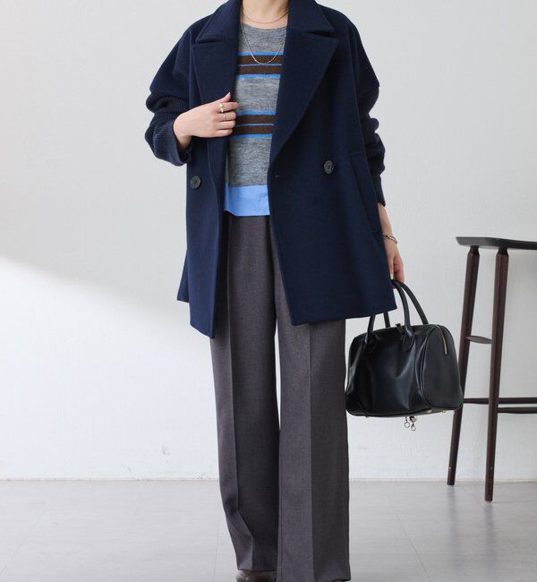  「エアリードッキングボーダーニット」|ニット・セーター|