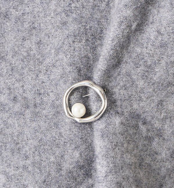  「【PAPILLONNER/パピヨネ】ラウンドパールブローチ」|リング|