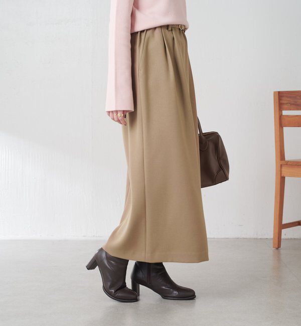  「ウールライクベルテッドスカート」|スカート|