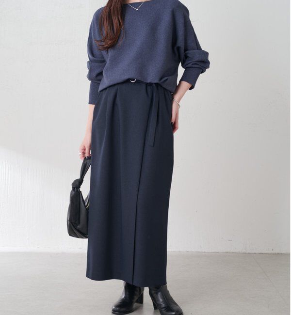  「ウールライクベルテッドスカート」|スカート|