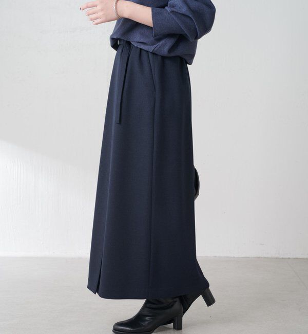  「ウールライクベルテッドスカート」|スカート|