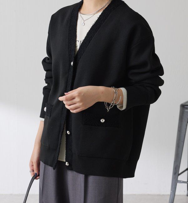  「ハーフミラノニットカーディガン」|ニット・セーター|