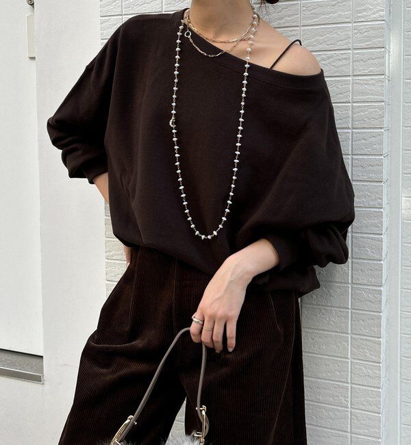  「【新色追加/毎年大人気！】裏毛スウェット」|Tシャツ・カットソー|ブラウン