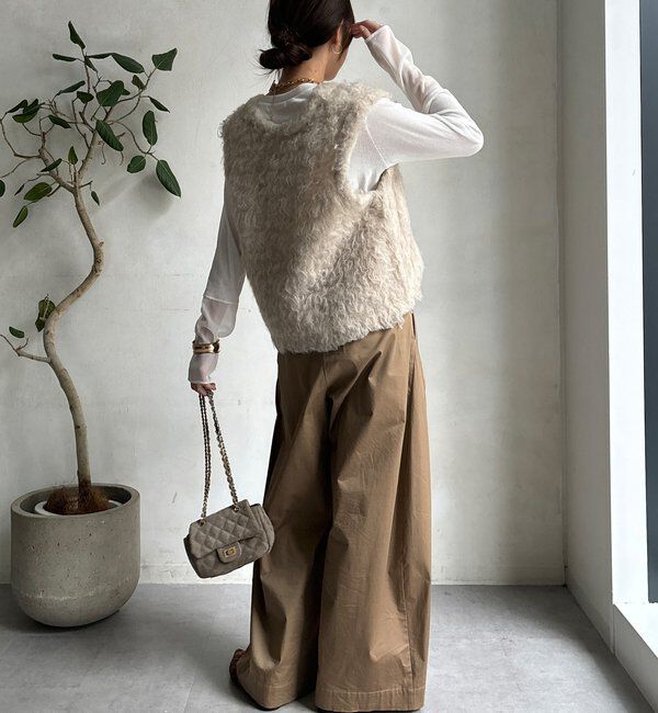  「【柔らかい着心地】袖シアーリブTEE」|Tシャツ・カットソー|