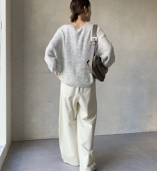  「【柔らかい着心地】袖シアーリブTEE」|Tシャツ・カットソー|