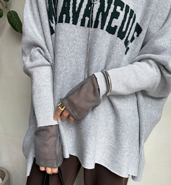  「【柔らかい着心地】袖シアーリブTEE」|Tシャツ・カットソー|