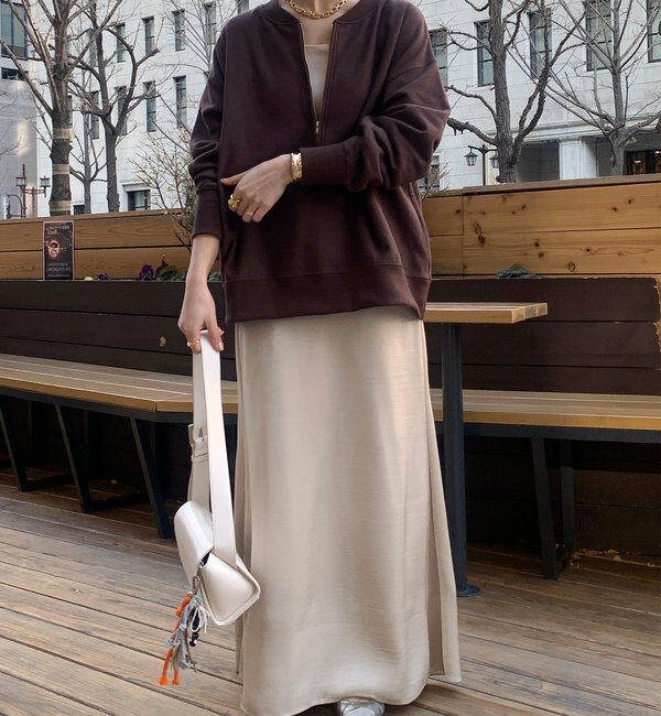  「【新色追加】【インフルエンサー OKOCHI企画】ハーフジップスウェット」|Tシャツ・カットソー|